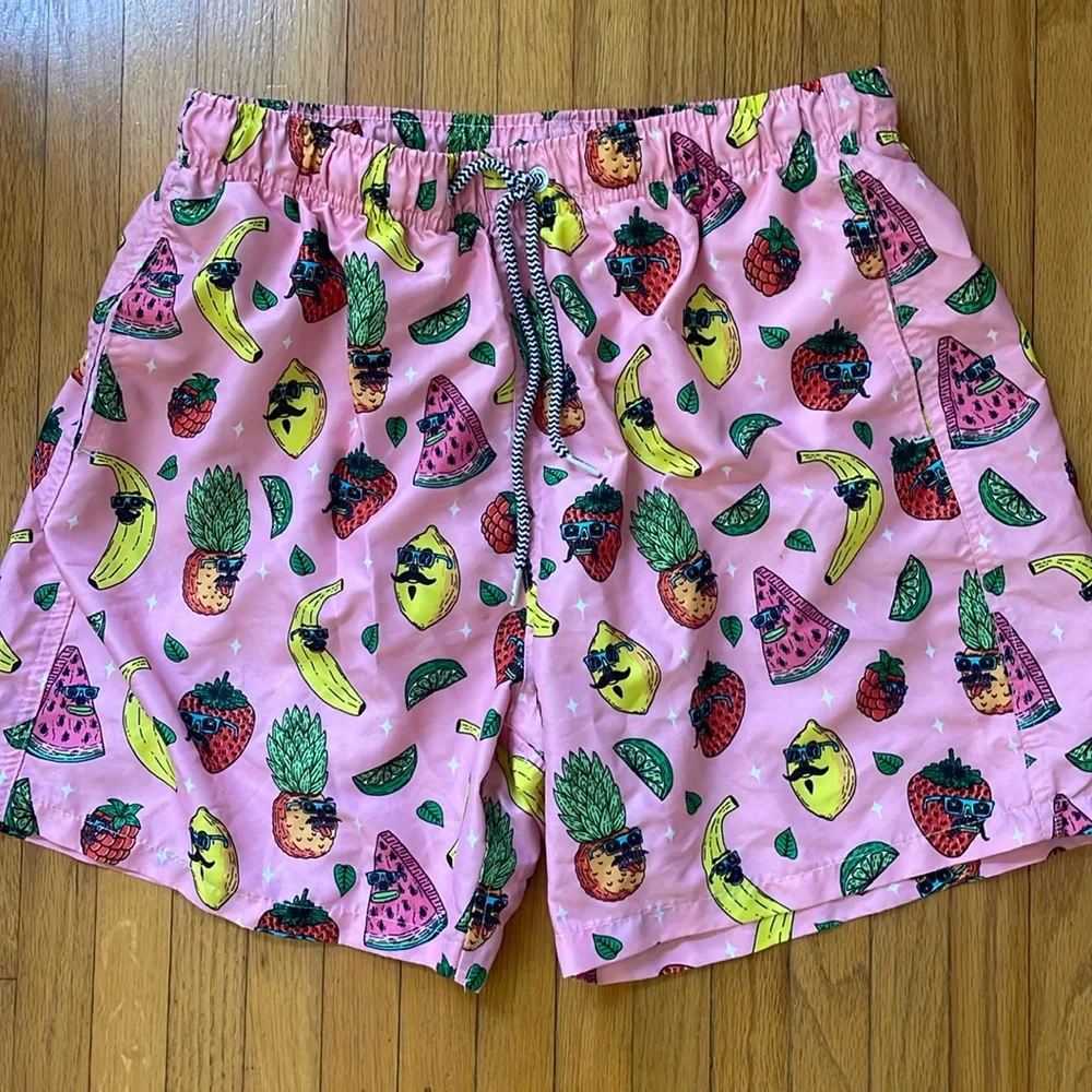 Boardies Mulga Tutti Fruity Fruit Swim Trunks Boardshorts - Medium
